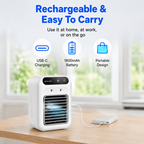🔥 Last Day 49% OFF – Portable Air Conditioner | 3-in-1 Cooling Fan with Mist & 2-Speed Airflow