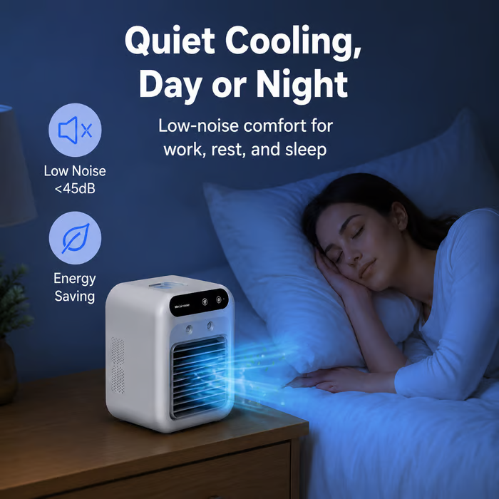 🔥 Last Day 49% OFF – Portable Air Conditioner | 3-in-1 Cooling Fan with Mist & 2-Speed Airflow