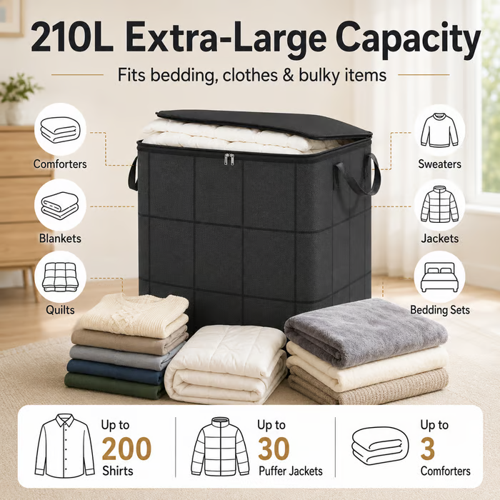 🔥LAST DAY 49% OFF 📦210L Extra-Large Moving Storage Bag