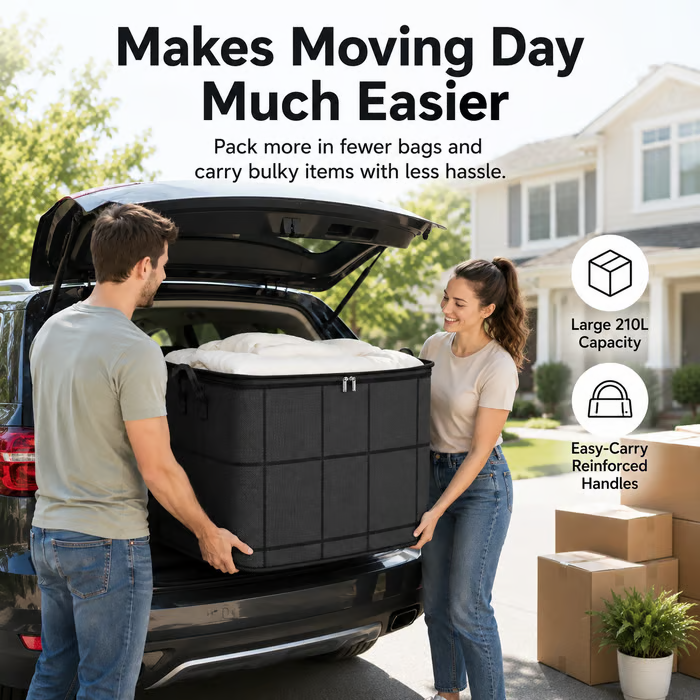 🔥LAST DAY 49% OFF 📦210L Extra-Large Moving Storage Bag