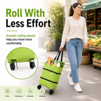 🔥LAST DAY 50% OFF-2 in 1 Lightweight Collapsible Shopping Cart