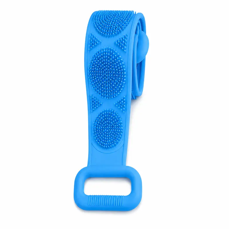 🛁 2-in-1 Silicone Exfoliating Bath Brush | Deep Clean Body Scrubber