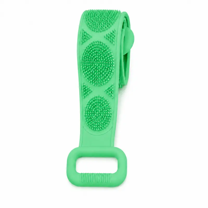 🛁 2-in-1 Silicone Exfoliating Bath Brush | Deep Clean Body Scrubber