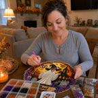 ✨🎃 DIY Halloween Pearl Art Hanging Ornament Kit 👻