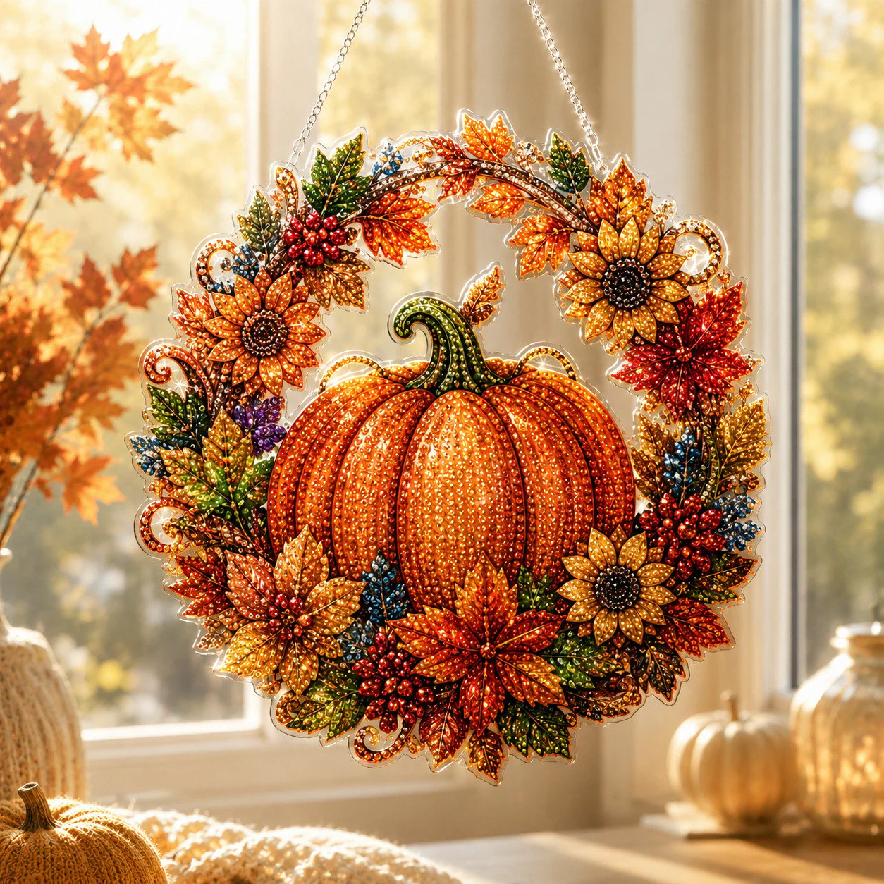 ✨🎃 DIY Halloween Pearl Art Hanging Ornament Kit 👻