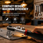 🔥 Compact Cordless Electric Ratchet Tool with LED Light – Rechargeable Power Wrench for Auto Repair & DIY