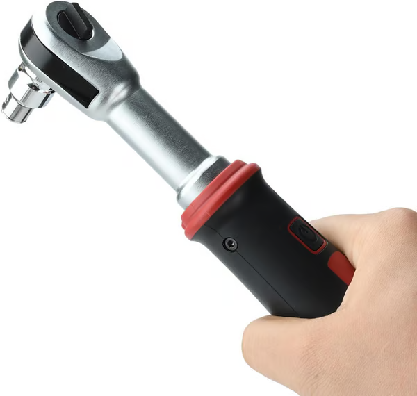 🔥 Compact Cordless Electric Ratchet Tool with LED Light – Rechargeable Power Wrench for Auto Repair & DIY